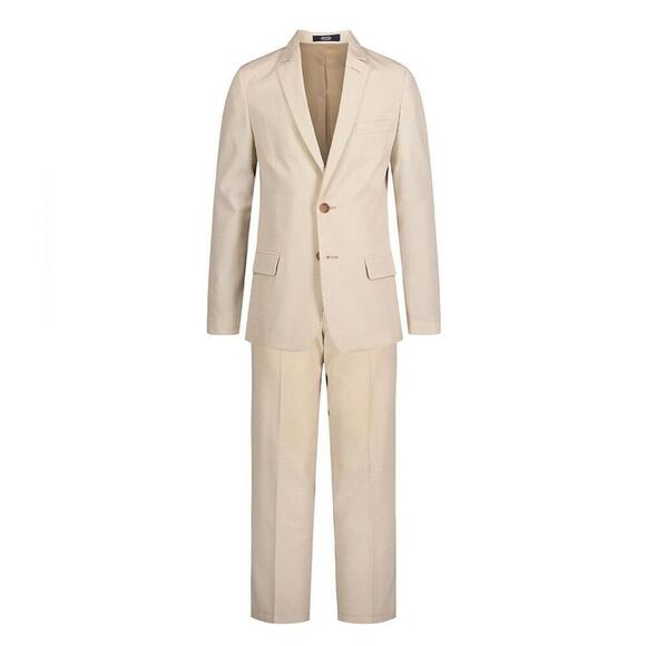 Nautica Big Boys 2-piece Micro-Texture Suit Khaki Sports Suit and Pants 20R - Picture 1 of 6